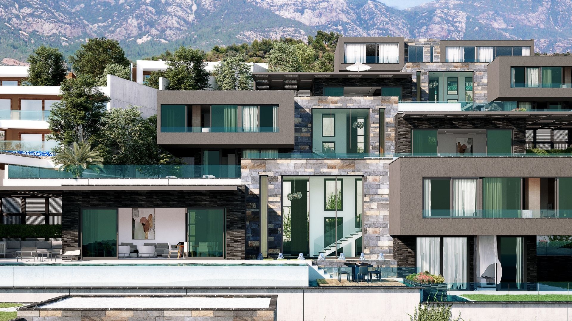 Alanya Bektaş’ta Lüks Projeden Satılık Villalar